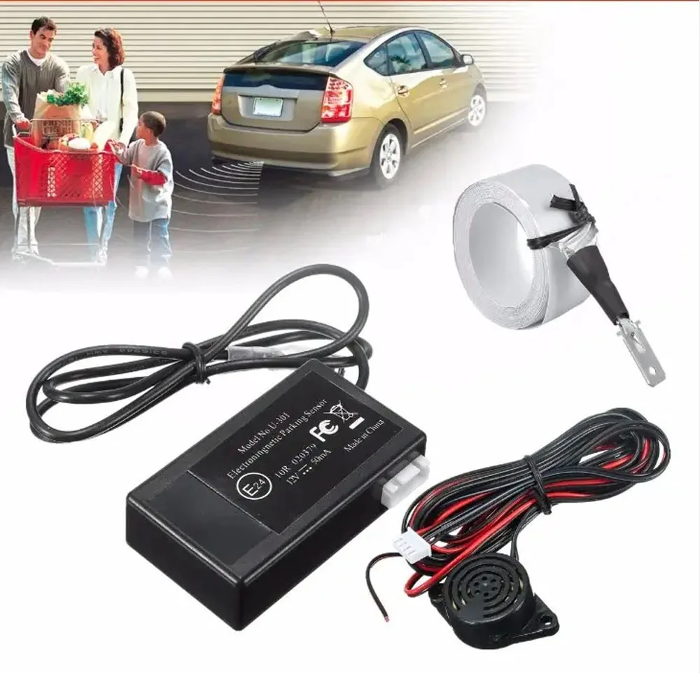 Car Electromagnetic Parking Sensor No Drill Hole Car Reverse Parking Radar Sensors Backup Radar System Easy Install thumbnail 2