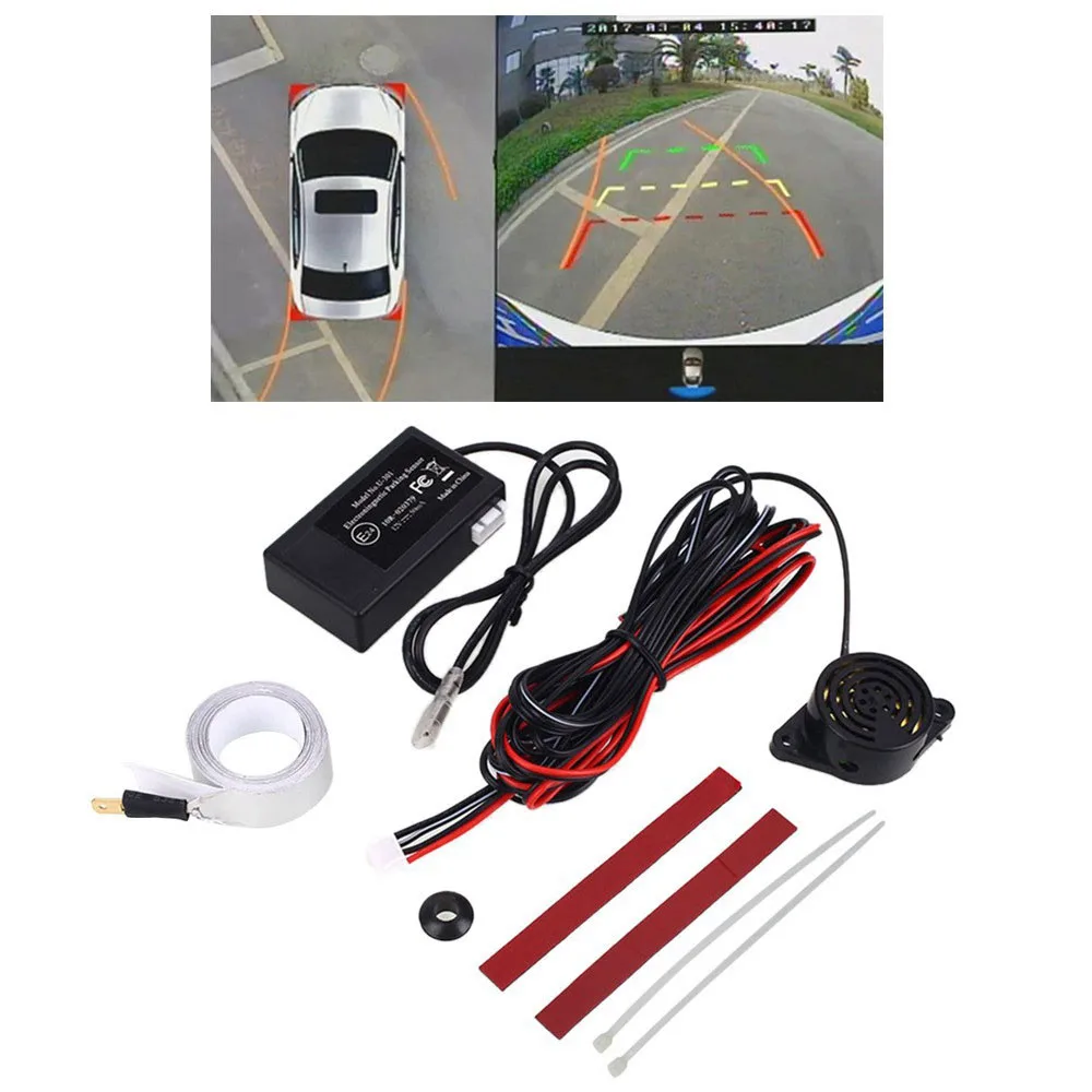 Car Electromagnetic Parking Sensor No Drill Hole Car Reverse Parking Radar Sensors Backup Radar System Easy Install thumbnail 5