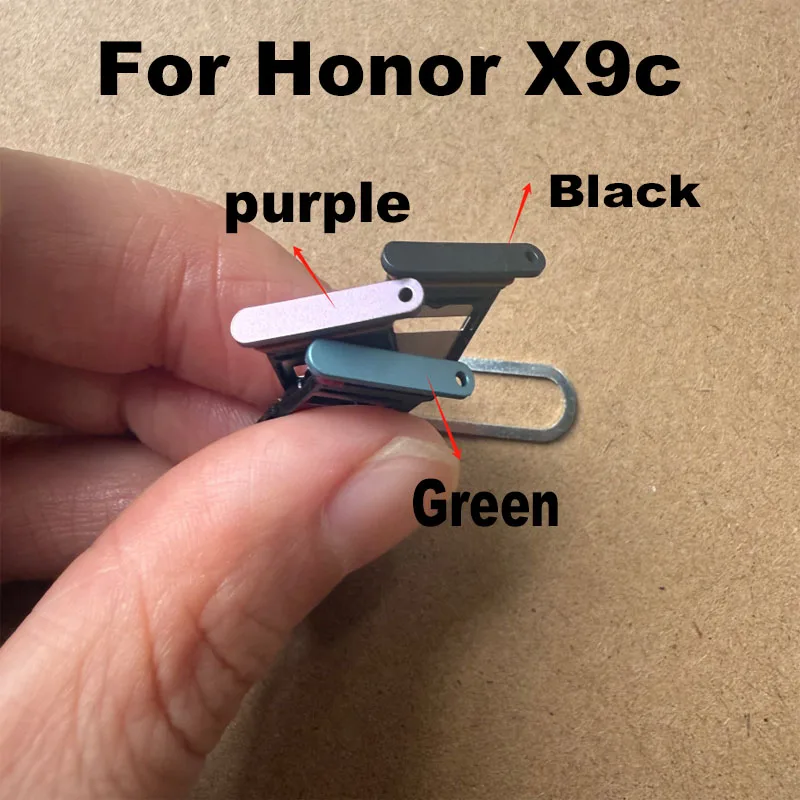 New For Huawei Honor X9c Sim Card Tray Slot Holder Socket Adapter Connector Repair Parts Replacement thumbnail 2