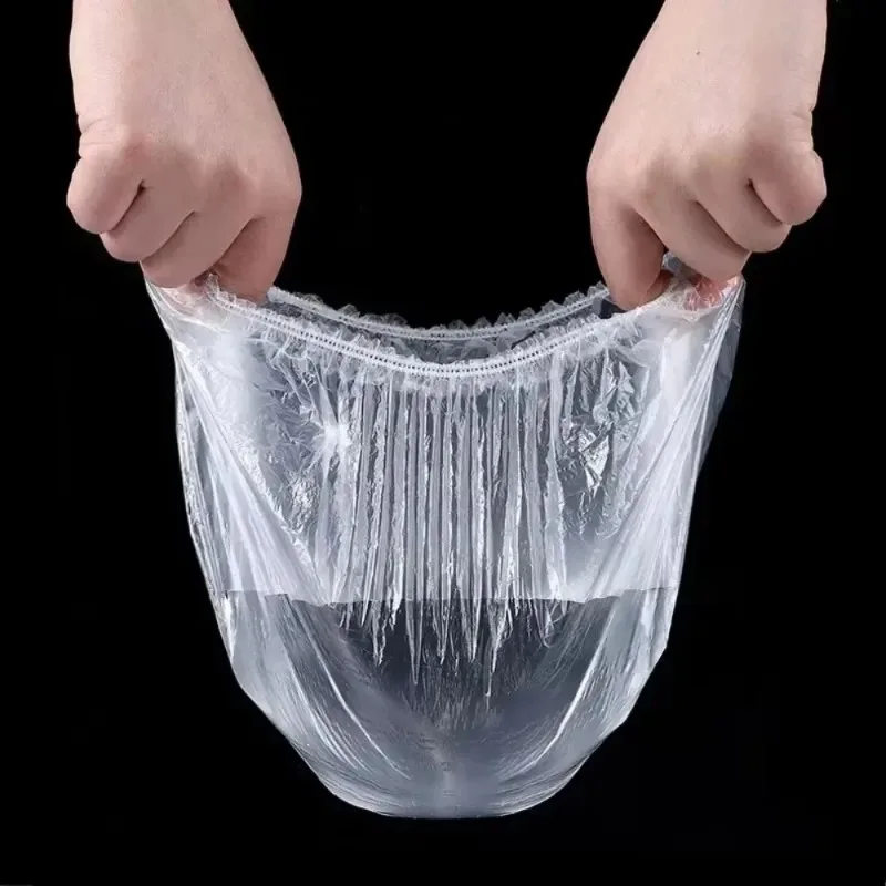 500/10PCS Disposable Food Keeping Film Kitchen Food Storage Covers Bags for Bowls Elastic Plate Plastic Lid Covers Vacuum Bags thumbnail 6