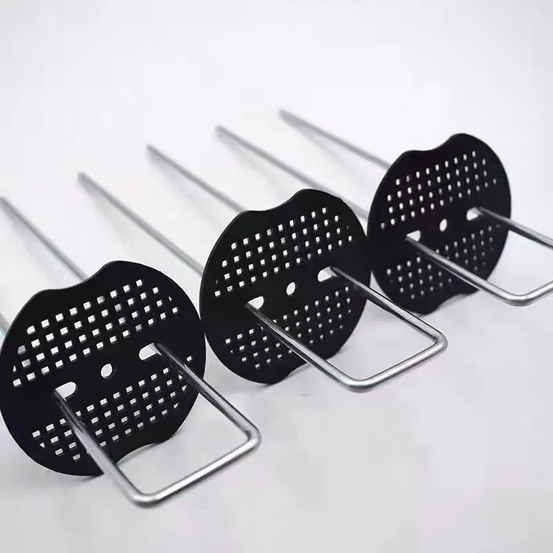 U-type Heavy Duty Galvanized Pins with Gaskets Landscape Staples Garden Stakes Spike Fence Stakes Turf Staple Tent Securing Pegs thumbnail 5