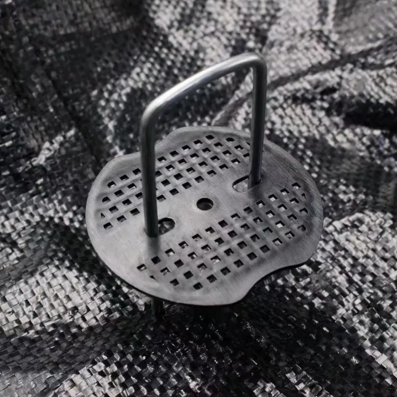 U-type Heavy Duty Galvanized Pins with Gaskets Landscape Staples Garden Stakes Spike Fence Stakes Turf Staple Tent Securing Pegs thumbnail 2