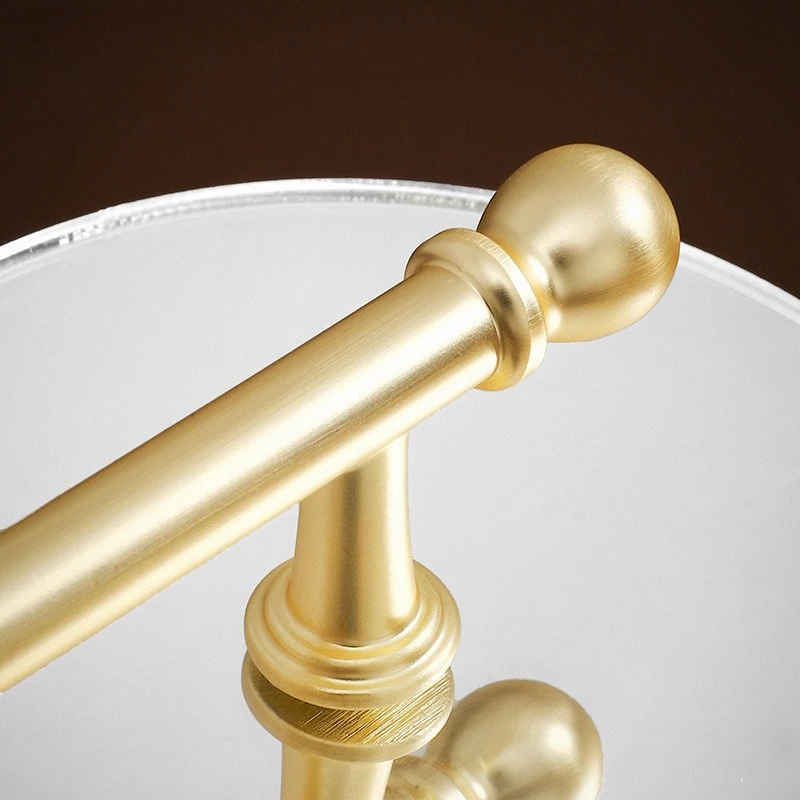 Luxury cabinet door handles, French-style cabinet and drawer single-hole knobs, electroplated gold pulls, furniture accessories thumbnail 4