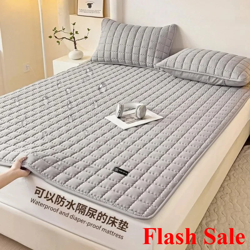 Hot Type A Waterproof Mattress Mattress Bed Pad Raw Cotton Soybean Padded Cotton Pad -- EGGER Series thumbnail 4