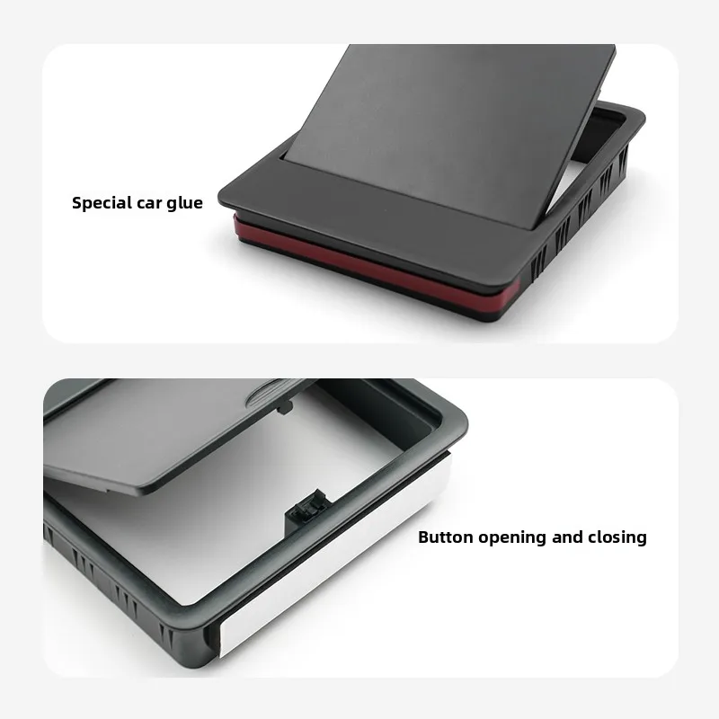 For Tesla Model 3 2017 2018 2019 2020 2021 2022 2023 Car Center Console Tidying Tray Armrest Case Hidden Storage Box Accessories thumbnail 5