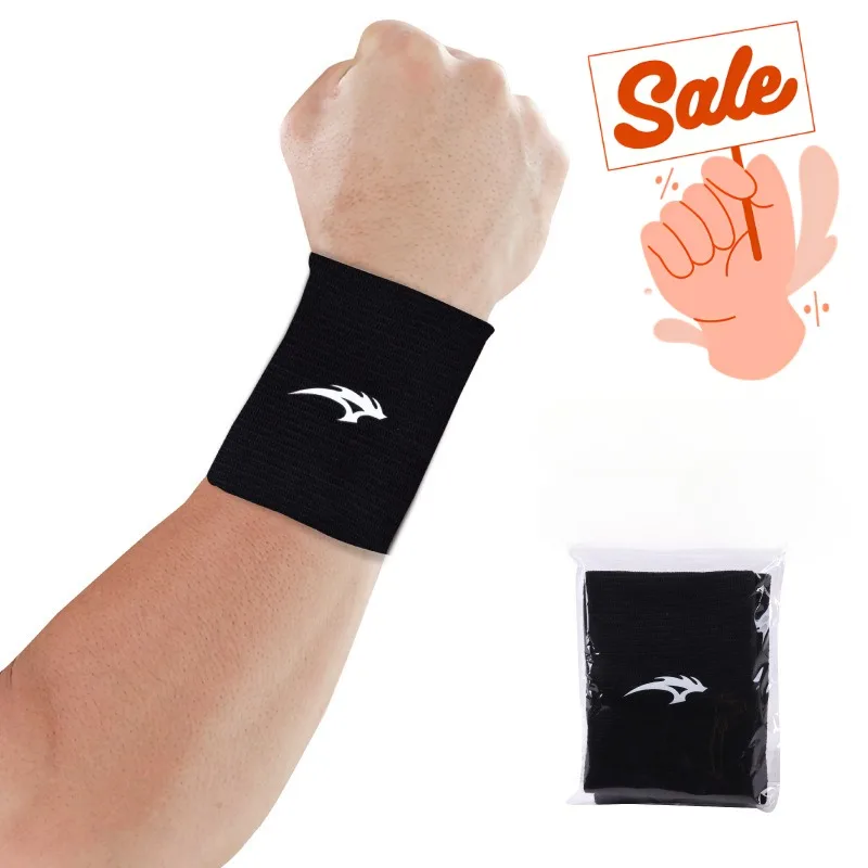 A Pair Outdoor Sports Acrylic Wrist Guard Unisex Running Breathable Badminton Basketball Ride Sweatband Elastic Protective Gear