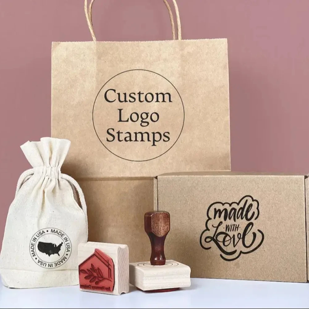 Personalized Wooden Stamp Custom Wedding Seal Stamp Logo Invitation Stationery Business Brand Name Date Sealing Numbering Stamp thumbnail 6