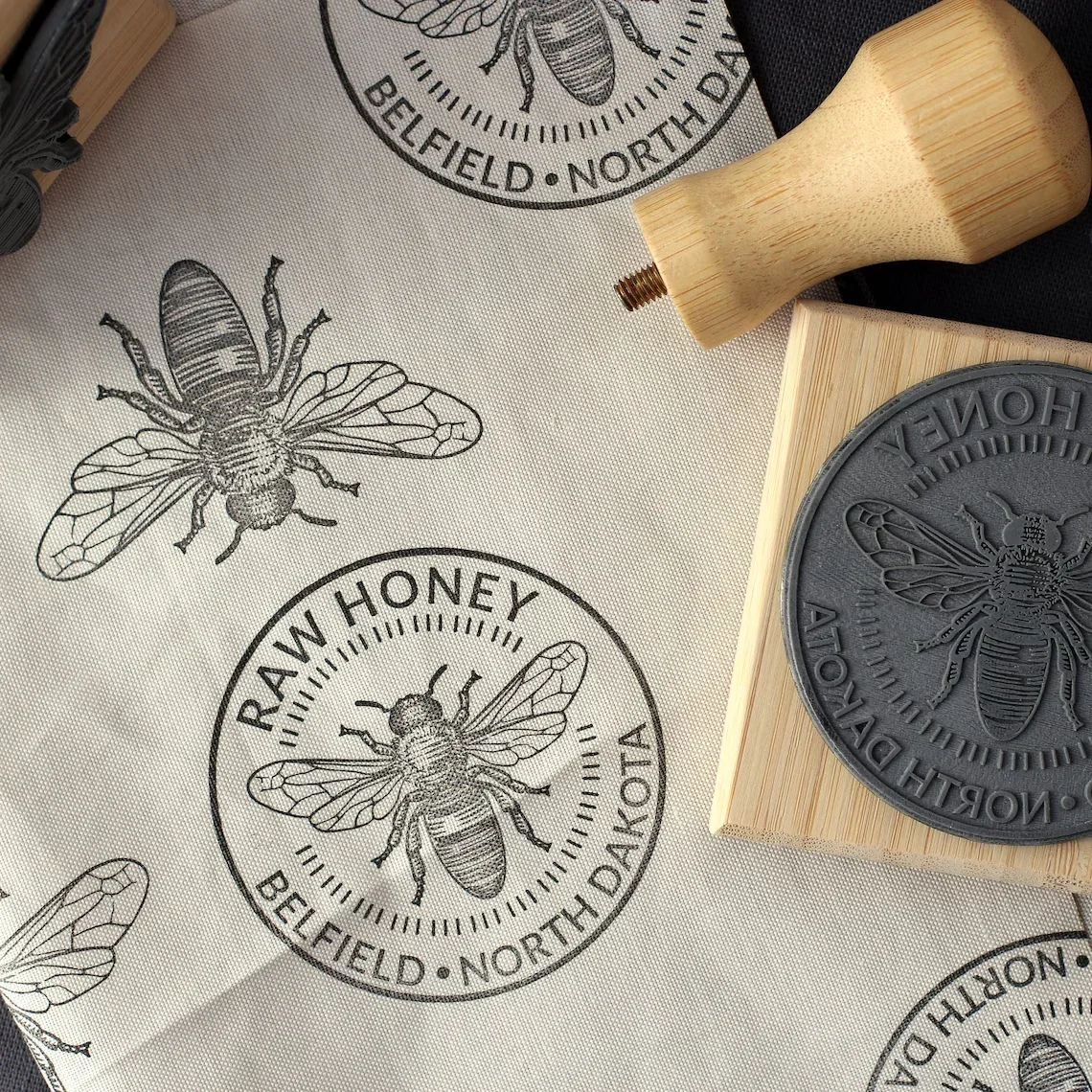 Personalized Wooden Stamp Custom Wedding Seal Stamp Logo Invitation Stationery Business Brand Name Date Sealing Numbering Stamp thumbnail 5