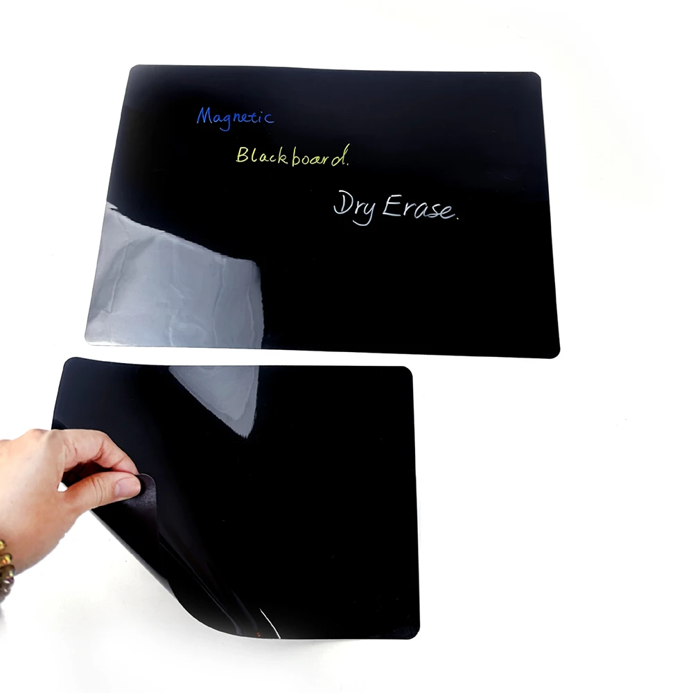 A4 Magnetic Dry Erase Board - Portable Fridge Whiteboard with Magnetic Backing, Small Blackboard for Home Office School thumbnail 4
