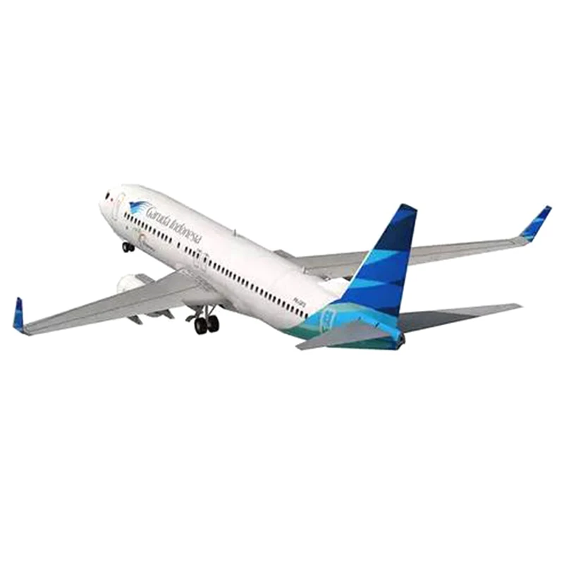 1:100 Boeing 737-800 Aircraft Airlines 3D Paper Model DIY Handmade Toys thumbnail 5