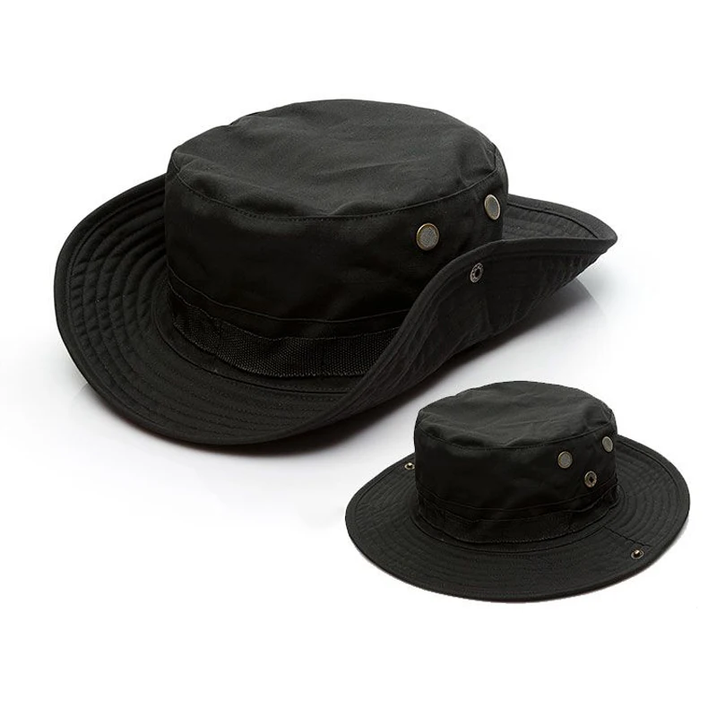 2Pcs/Set Wide-brimmed Hat Balaclava Mixed Set Men Sunscreen Boonie Cap Outdoors Hiking Camping Fishing Hat Sun Hat Fisherman Hat thumbnail 5