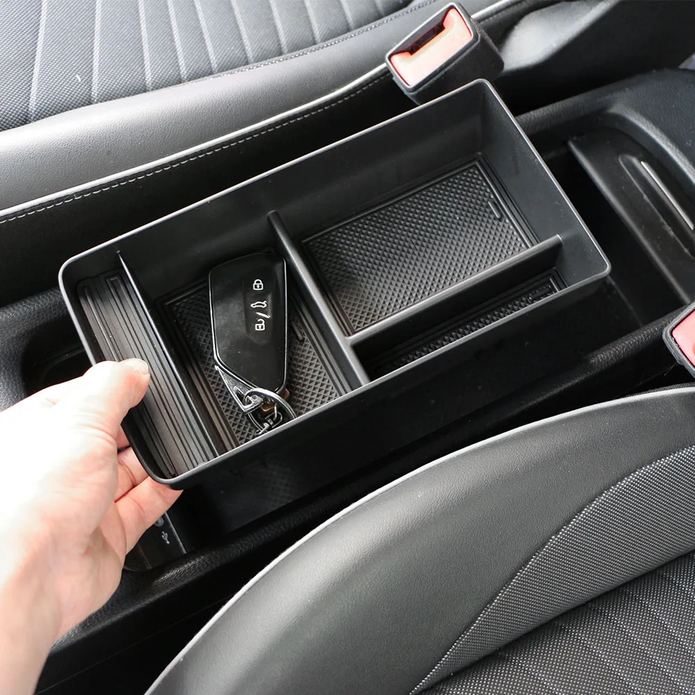 Car Central Armrest Storagebox Console Layer Box for For Volkswagen VW ID3 ID.3 2020 2021 2022 2023 2024 2025 Car Styling