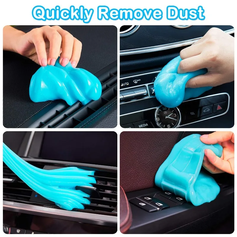 1/2pcs Car Cleaning Gel Detail Tool Cleaning Gel Cars Interior Putty Cleaner Keyboard Notebook Clean Reusable Gels Magic Clean thumbnail 3