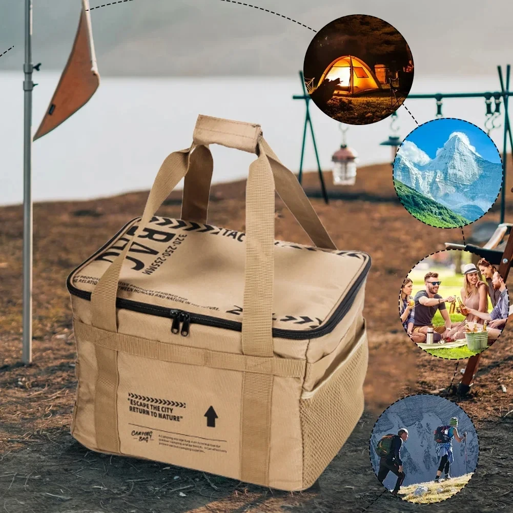 30-42L Tactical Camping Storage Bag Insulated Folding Box Waterproof Picnic Tableware Field Equipment Outdoor Gear Organizer thumbnail 6
