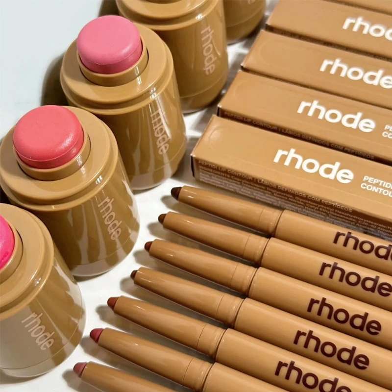 7 Color Skin Peptide Lip Shape Pen Lip Liner Long Lasting Lip Tint Pencil Pen Makeup Lipstick Powder Blusher Gloss Rouge Makeup
