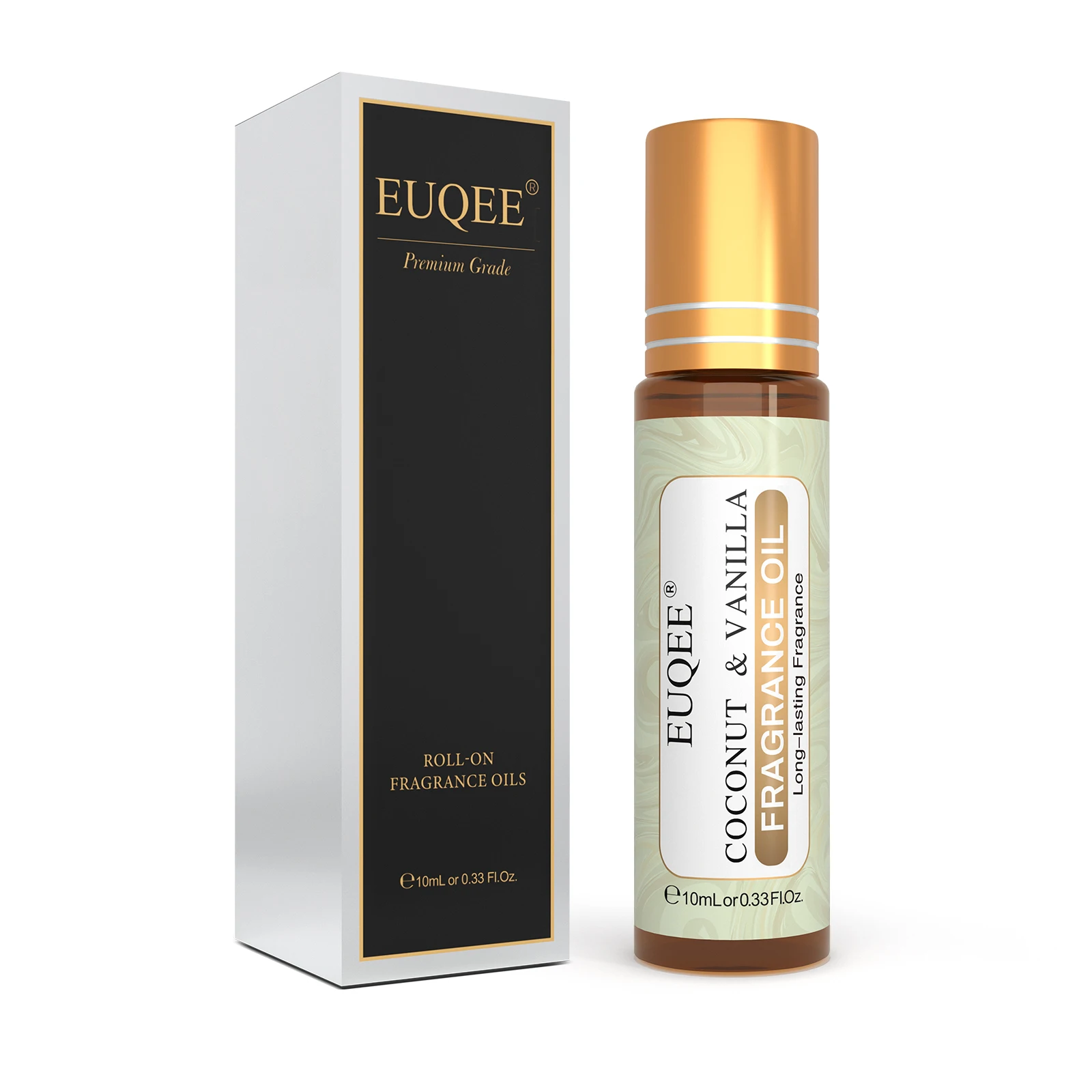 EUQEE 10ml Fragrance Oil Roll-On Long Lasting Scent La Vie Est Belle CHANCE Jadore Cotton Strawberry Mango for Men and Women thumbnail 2