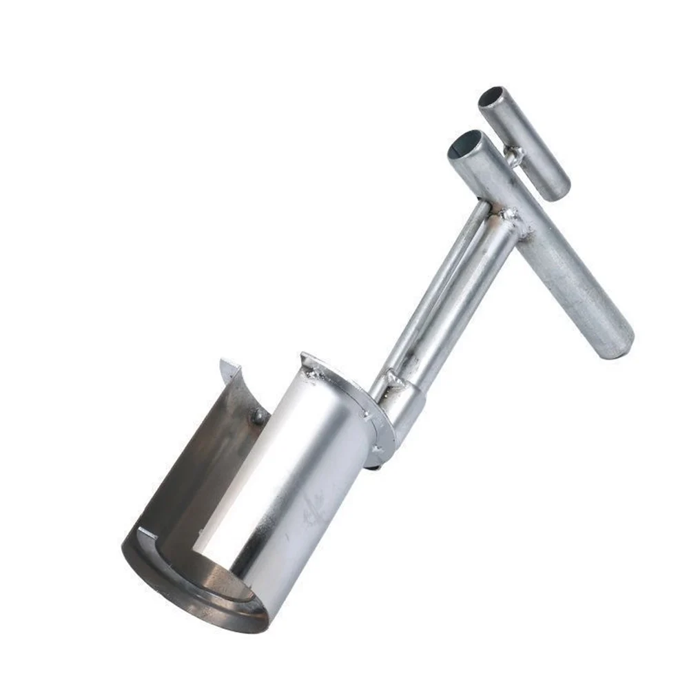 Handheld Seedling Transplanter Stainless Steel Planting Seed Dispenser Vegetable Agricultural Garden Farming Tool 농사용품 파종기 묘목이식기 thumbnail 3