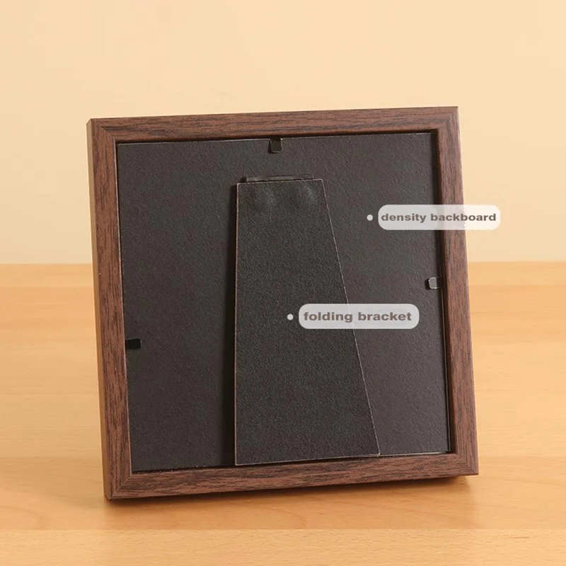 4/5/6 Inches Wooden Photo Frame for Tabletop Display Wedding Baby Family Portraits  Picture Frames Wall Photo Desktop Decor thumbnail 2