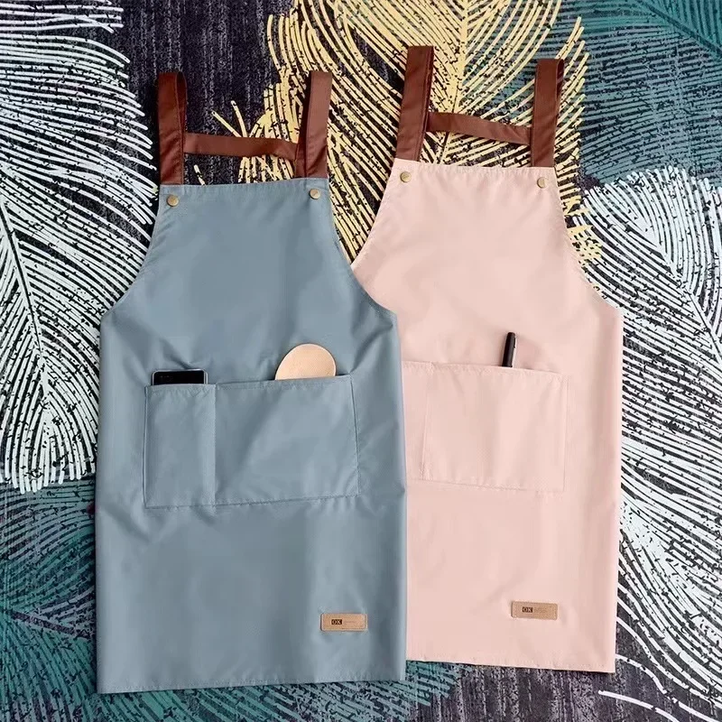 Stain Resistant Waterproof Apron for Kitchen Meal Prep Fashionable Apron Catering Business Practical Adult Work Outfit thumbnail 3