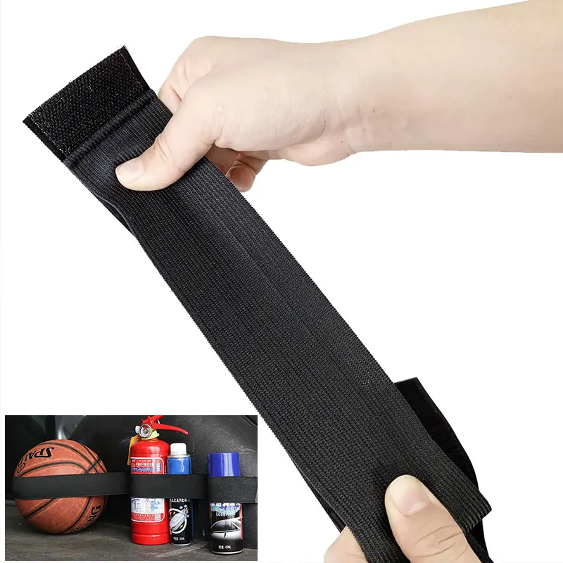 Car Trunk Storage Strap Car Fire Extinguisher Water Bottle Umbrella Fixing Strap Car Storage Fixing Velcro Magic Tape thumbnail 3