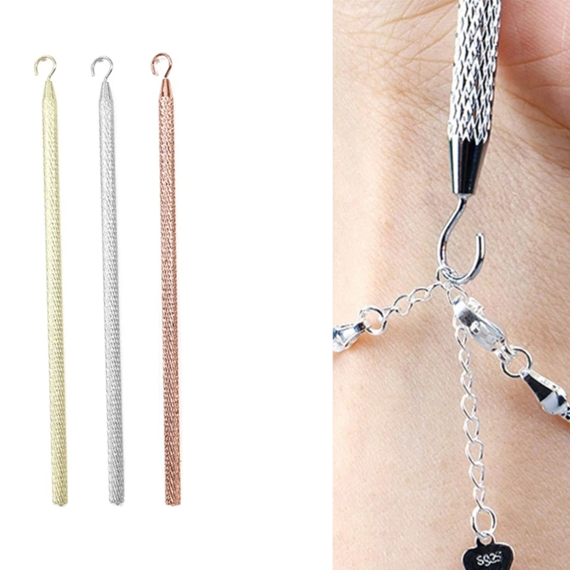 Bracelet Tool Jewelry Helper Plier Clip Equipment For DIY Necklace Watch Clasps And Closures Making Supplies Manufacturing Kit thumbnail 3