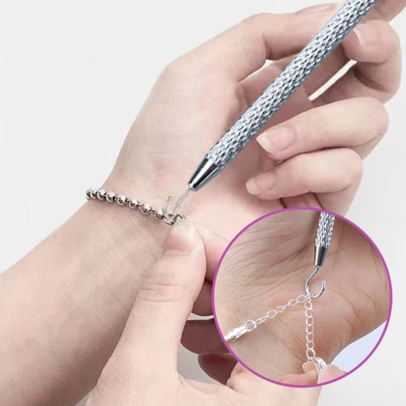 Bracelet Tool Jewelry Helper Plier Clip Equipment For DIY Necklace Watch Clasps And Closures Making Supplies Manufacturing Kit thumbnail 4