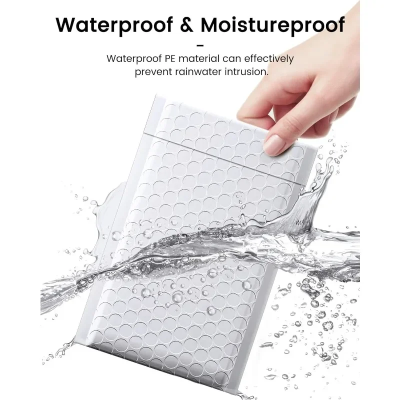 100/10PACK Bubble Envelope Bag Self Seal Adhesive Envelope Mailers Shipping Packing Bag Storage Organizer Waterproof Parcel Bags thumbnail 3