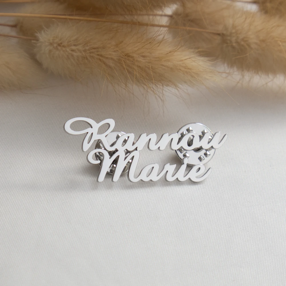 Customized Name, Pin, Brooch, Custom Logo, Personalized Stainless Steel Pin, Women's And Men's Suit Badge, Father's Day Gift thumbnail 3