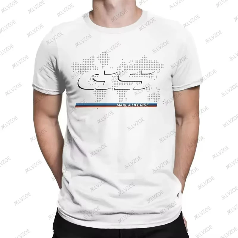 2025 Summer New Cotton For 1250 GS Exclusive for BMW Fans Motorrad R1250GS Motorcycle T Shirt Men Hip Hop Streetwear Unisex Tops thumbnail 2
