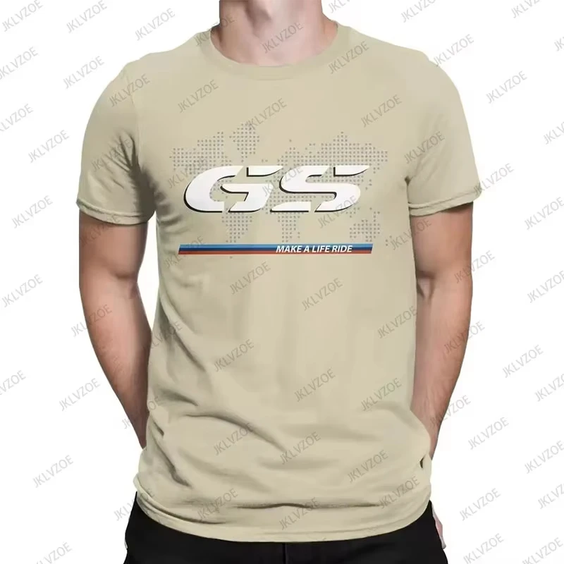 2025 Summer New Cotton For 1250 GS Exclusive for BMW Fans Motorrad R1250GS Motorcycle T Shirt Men Hip Hop Streetwear Unisex Tops thumbnail 3