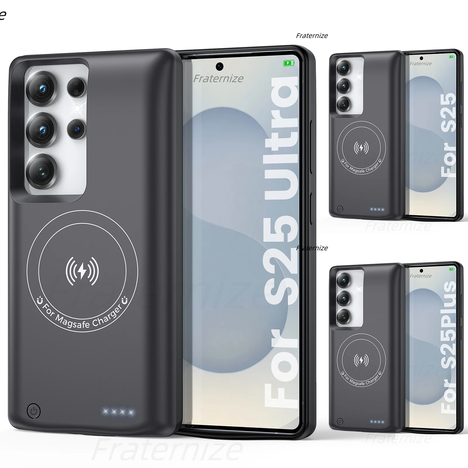 Battery Charger Case For Samsung Galaxy S22 S23 S24 S25 Ultra S25 Plus Power Bank Rechargeable Extended Charging Cover 10000mAh