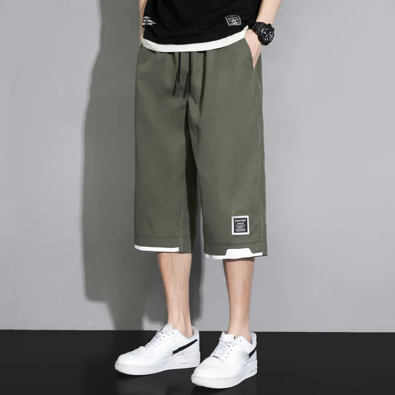 Plus Size Large Men's Shorts 2025 Summer New Trendy Loose Men's Sports and Casual Pants Jorts Baggy Cargo Mens Luxury Brands Man thumbnail 3