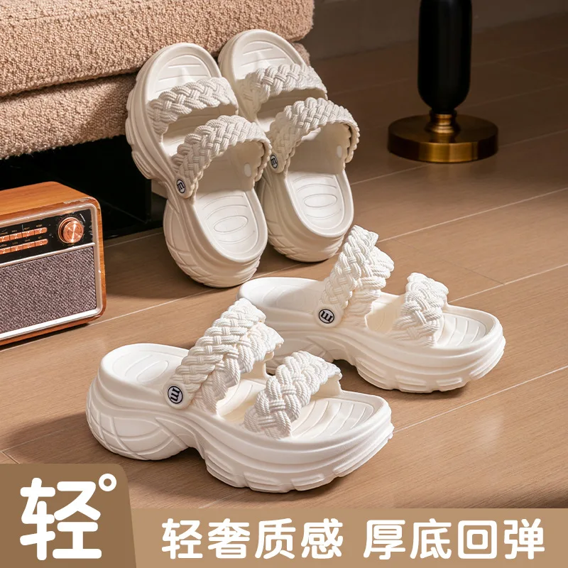 Comwarm Fashion Women's Slippers Platform Outdoor Female Slides Slip On Concise Slides EVA Soft Sole Comfortable Women's Sandals thumbnail 2