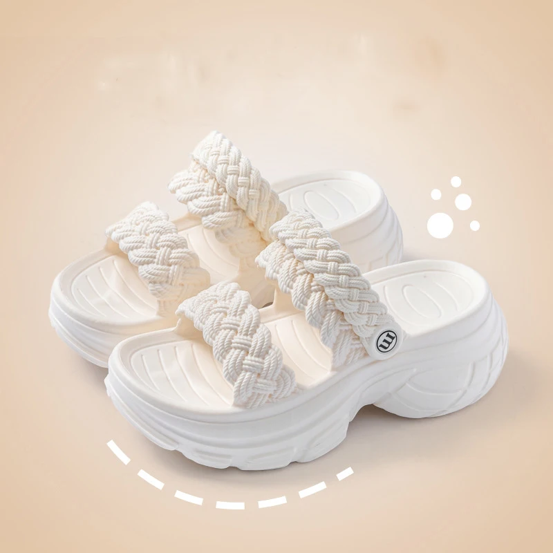 Comwarm Fashion Women's Slippers Platform Outdoor Female Slides Slip On Concise Slides EVA Soft Sole Comfortable Women's Sandals thumbnail 3