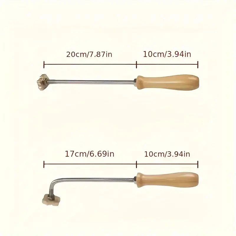 Custom Branding Iron Stamp DIY LOGO Heating Brass Embosser Seals with Handle for Wood Leather Cake Hamburger Wedding Party Craft thumbnail 3