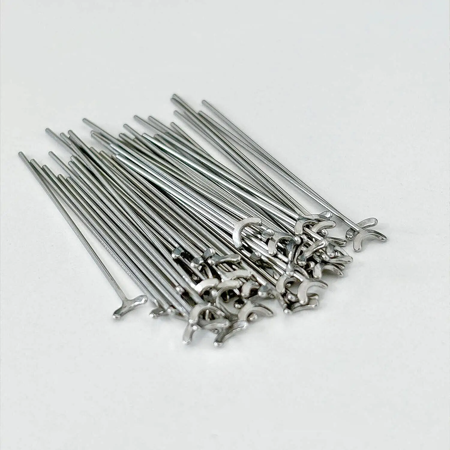 0.8mm Dental J Clasp Ball Retainer Roach Orthodontic Oblique Bar Y-Type Denture ScheuTeeth Position Hold thumbnail 4
