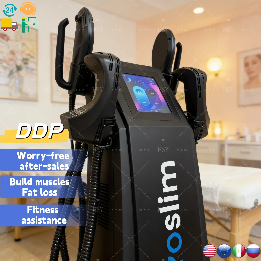 Myoslim Ems Body Sculpt Machine 15T 6500W EMS Neo Rf Sculpting Fat Slimming Burning Muscle Stimulation Electromagnetic Therapy