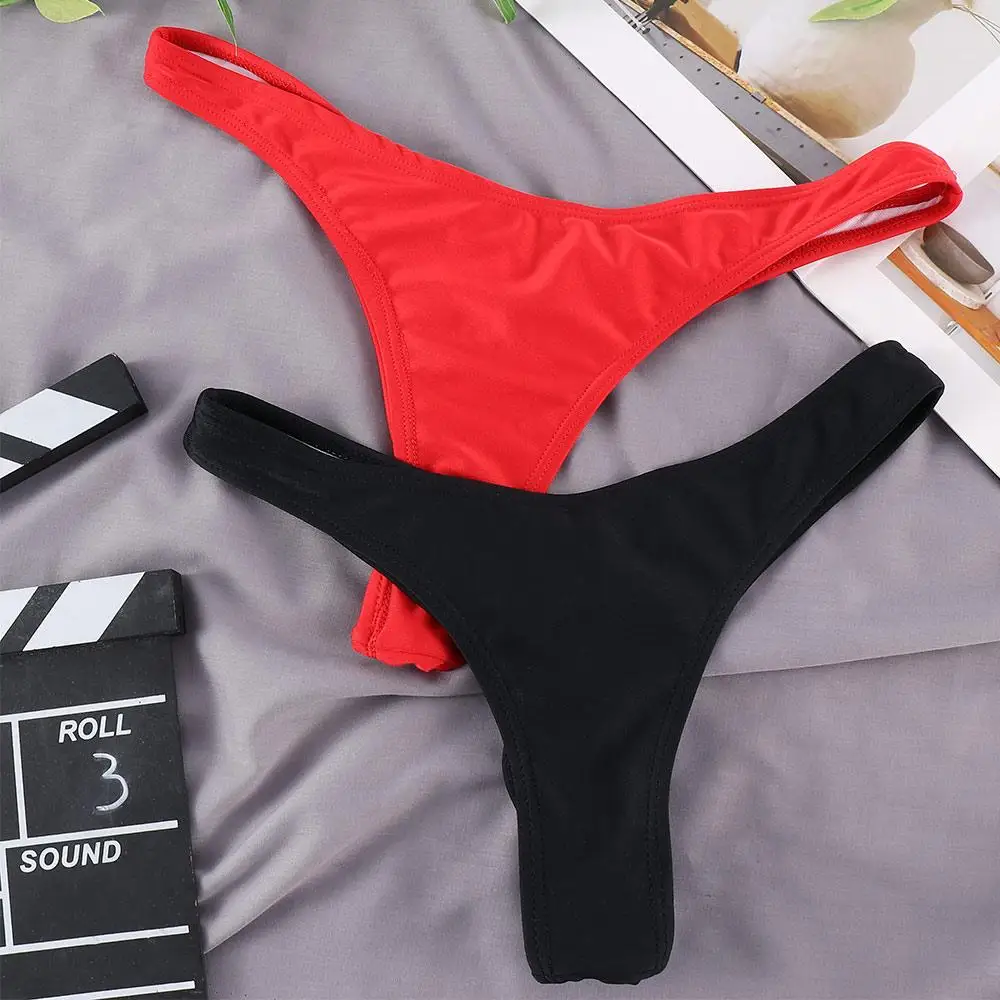 Classic Women Thong Bottoms Biquini Shorts Bikini Swimwear Swimsuit Briefs