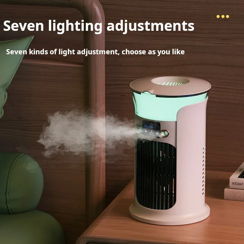 Portable Desktop Cold Air Fan USB Mini Home Use Multi-Function Air Conditioner Fan for Personal Cooling thumbnail 5