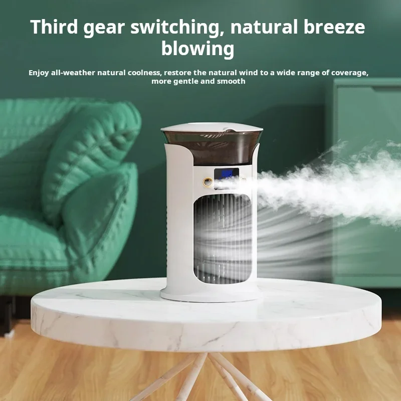 Portable Desktop Cold Air Fan USB Mini Home Use Multi-Function Air Conditioner Fan for Personal Cooling thumbnail 4