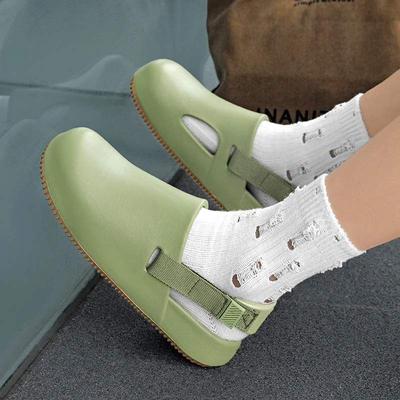 Summer Men Slippers Platform Outdoor Beach Sandals Clogs Quick Dry Non-Slip Indoor Slides Bathroom Shoe Couple Casual Loafers 45 thumbnail 6
