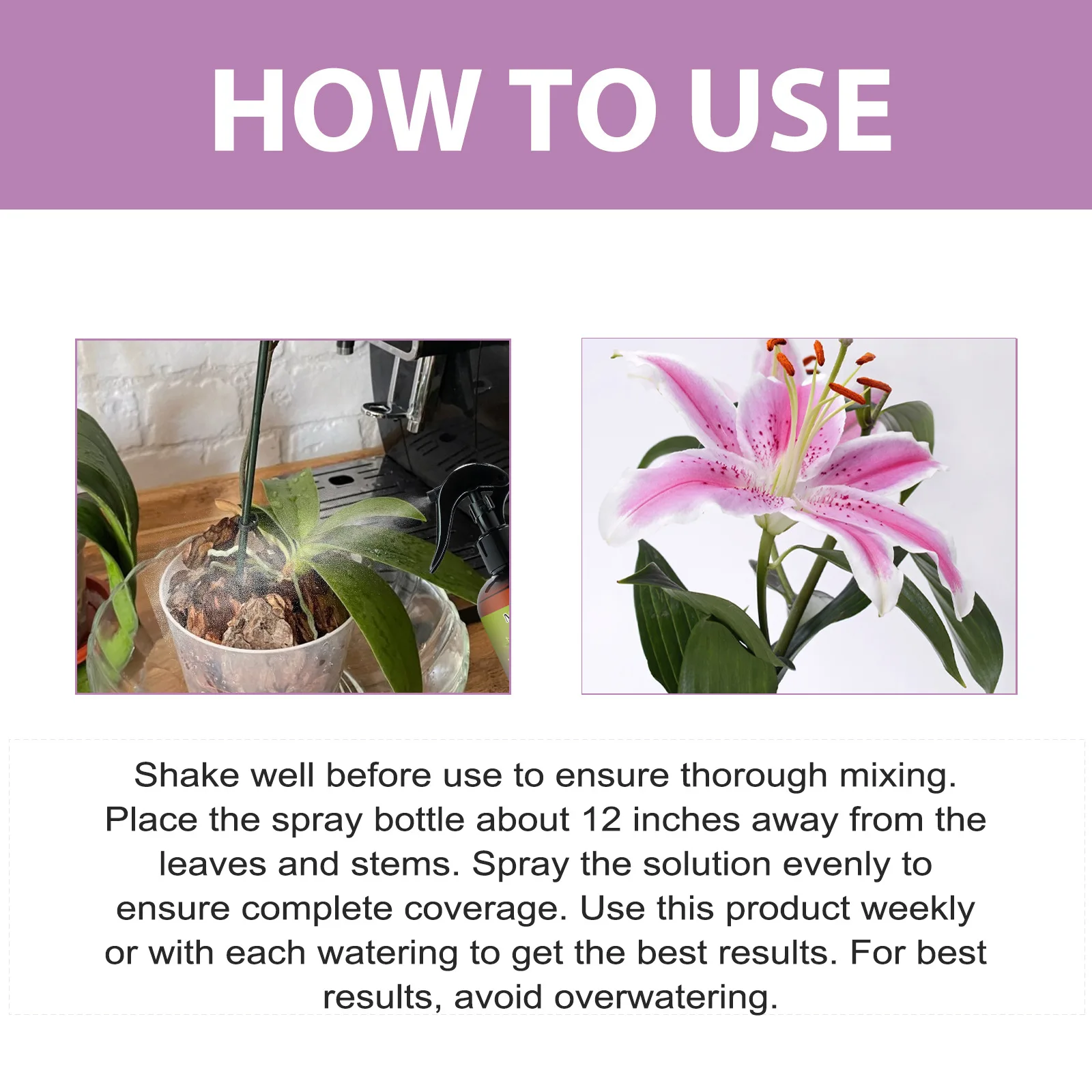 MoonSpy 100ml Fertilizer Spray Series for Flowers Plants & Trees - Plant Growth Nutrition Care Supplemental Fertilizer thumbnail 5