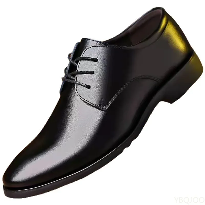 2025 new Fashionable versatile Men Shoes Heightening Shoes Spring  British Casual Business flats Casual comfortable Shoes thumbnail 4