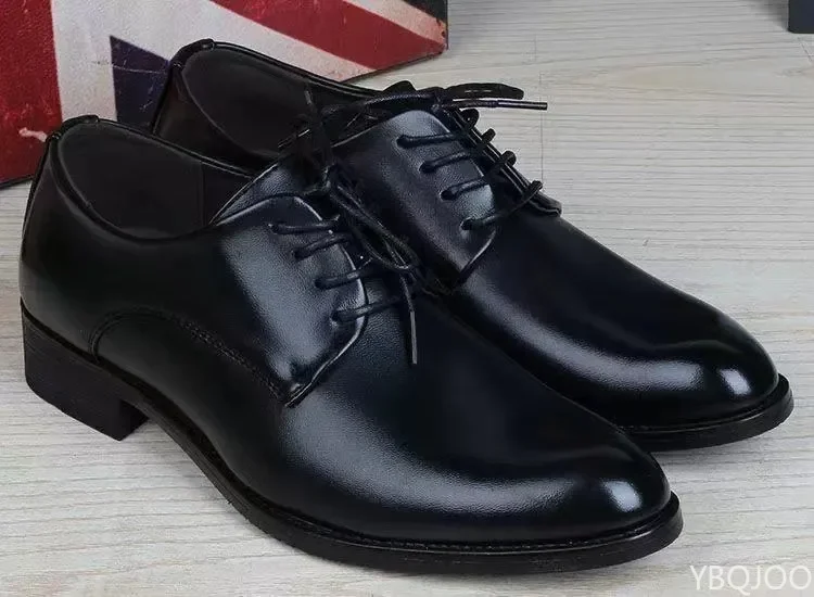 2025 new Fashionable versatile Men Shoes Heightening Shoes Spring  British Casual Business flats Casual comfortable Shoes thumbnail 6