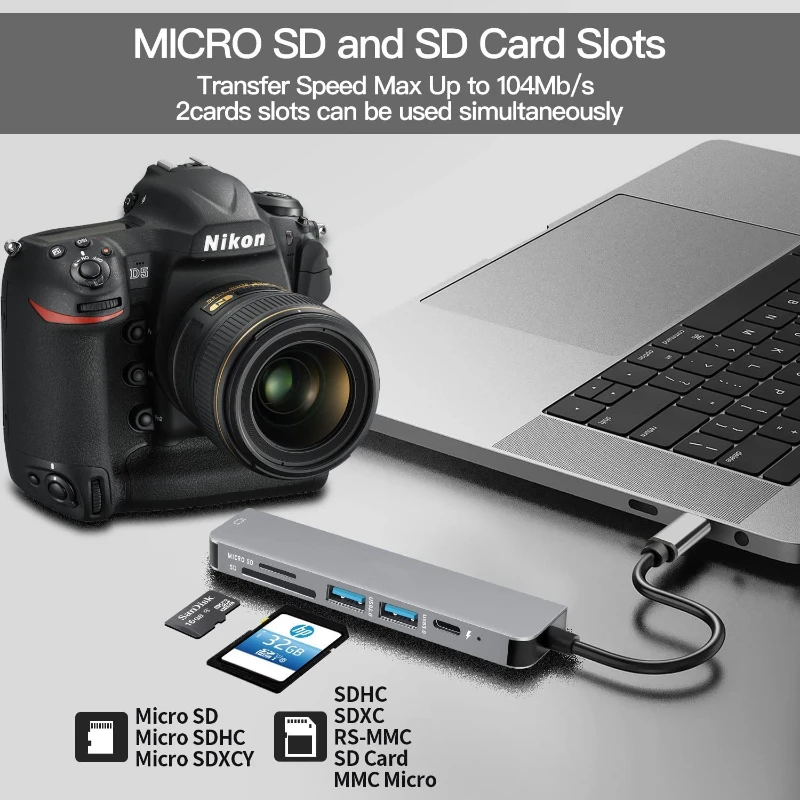 USB C Hub to 4K HDMI-Compatible USB 3.0 2.0 Type C PD Charging Dock for MacBook iPad Samsung S10 Dex TV Mouse Keyboard U Disk thumbnail 3