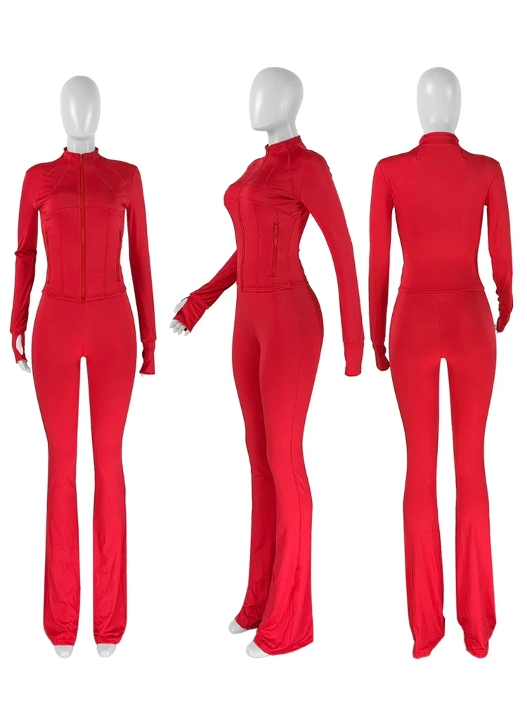 Streetwear Casual Tracksuit Sexy Women Two Pieces Club Matching Set High Street Pants Outfit thumbnail 6