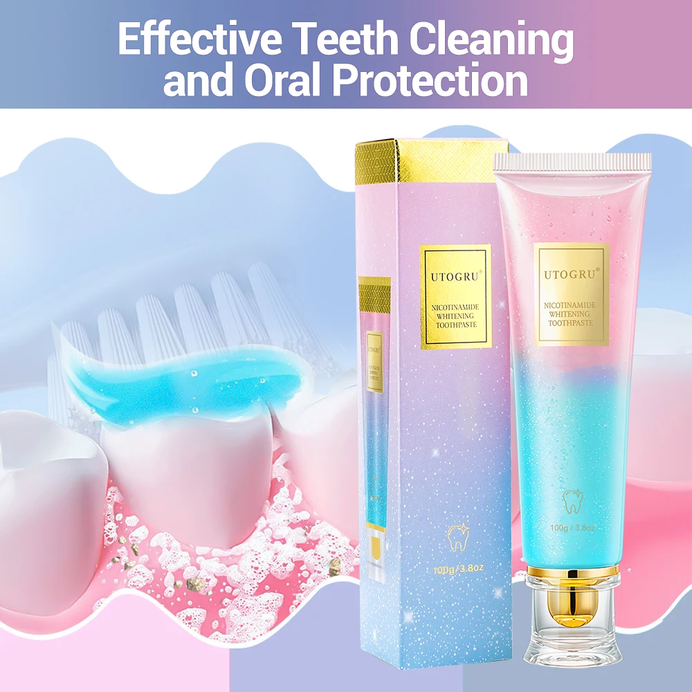 Teeth Whitening Toothpaste Effectively Removes Tea, Coffee, and Wine Stains Fresh Breath Toothpaste for Sensitive Teeth 3 Pack thumbnail 2