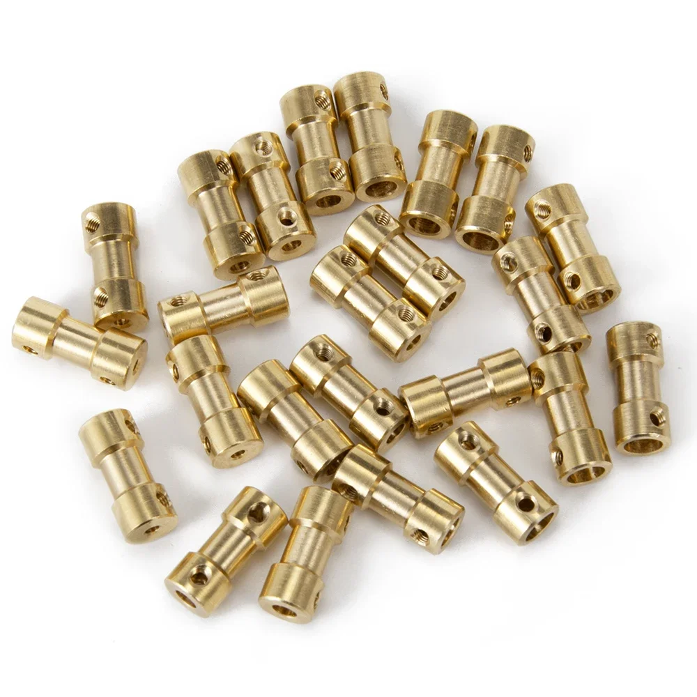 5pcs Brass Flexible Shaft Coupler 2mm/2.3mm/3mm/3.17mm/4mm/5mm/6mm for Motor Transmission Connector RC Drone DIY Upgrade thumbnail 4