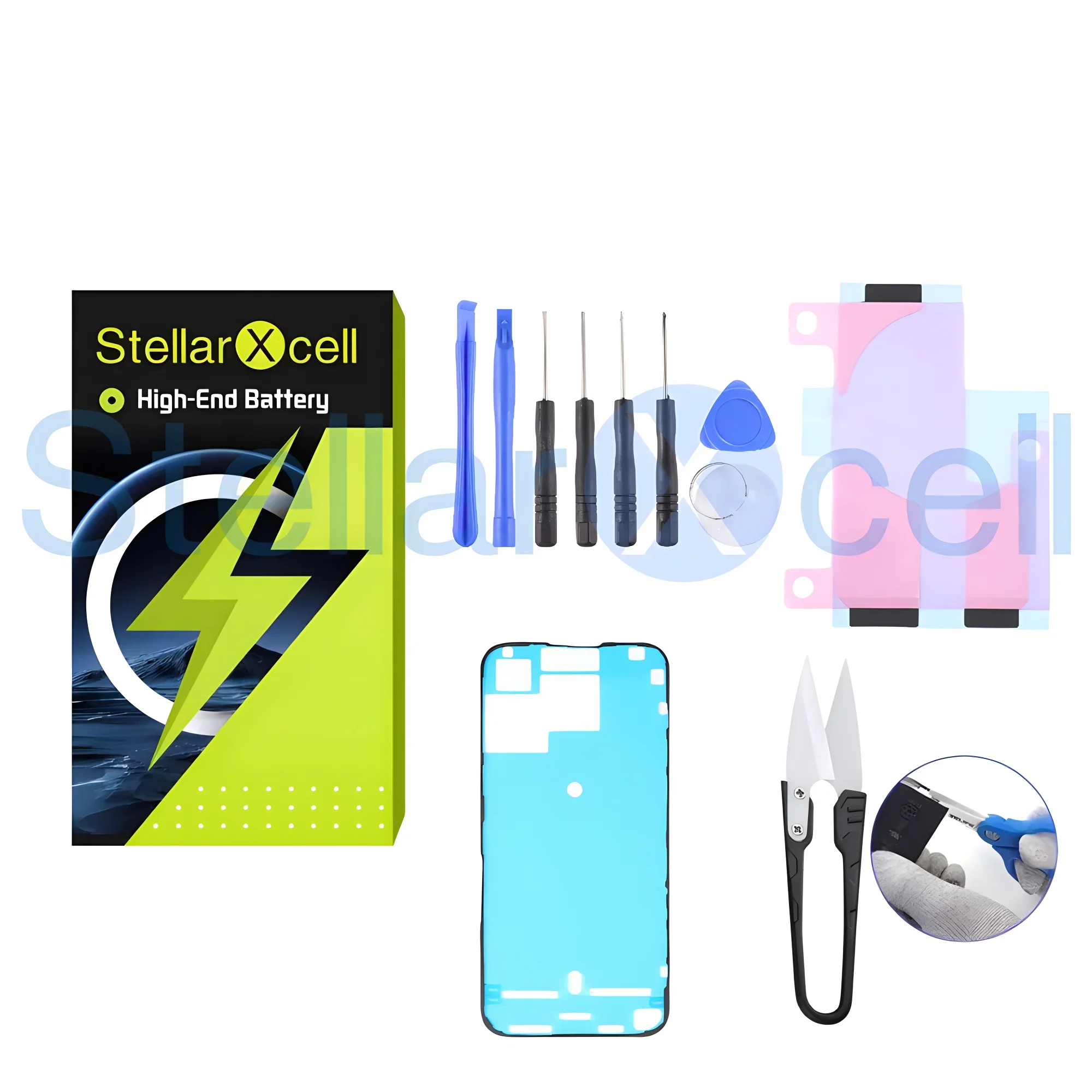 Decode Battery No important message Show 100% genuine StellarXcell Battery For iPhone 11 Pro Max 12 13 14 13 mini 15 plus thumbnail 6