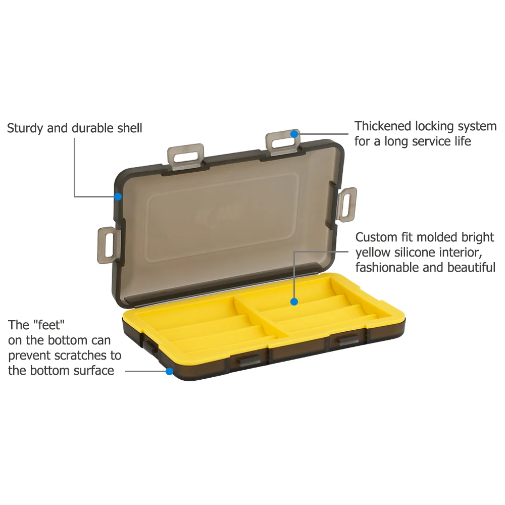 AA Battery Storage Case Holder Organizer Compact PC Battery Box for 8pcs AA or 14500 Batteries Water-Resistant and Easy to Carry thumbnail 4